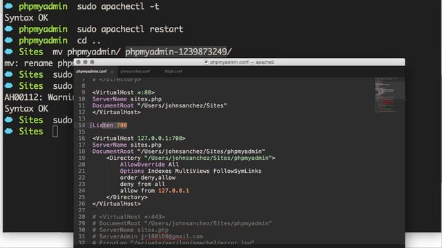Securing PHPMyAdmin with Apache - Part 2 | DOCasts | Digital Ocean Screencasts | смотреть онлайн
