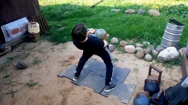 Усложнённый борцовский, гиревой мост 