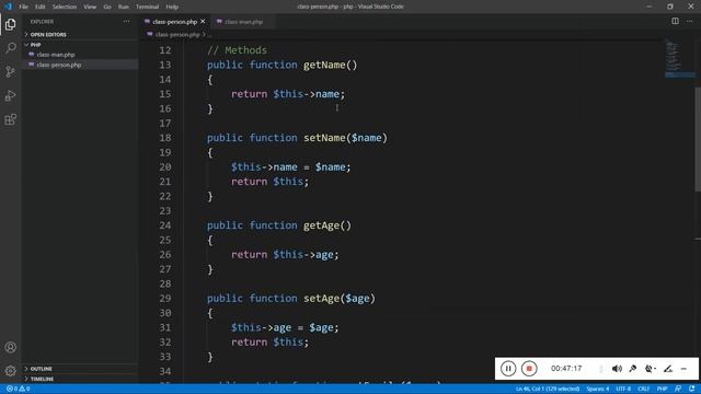 07 PHP Classes and Objects смотреть онлайн
