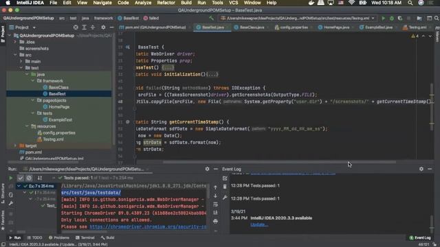 Part 4 | Java Selenium POM Framework Tutorial: Take Screenshots on Test Failure смотреть онлайн