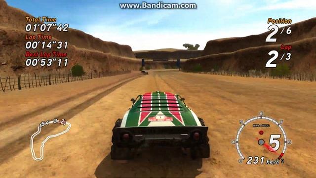 SEGA RALLY 3 Desert STRATOS смотреть онлайн