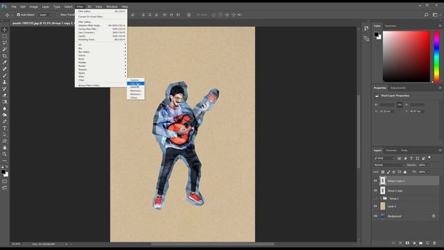 PHOTOSHOP TUTORIAL PAPER CUT EFFECT смотреть онлайн