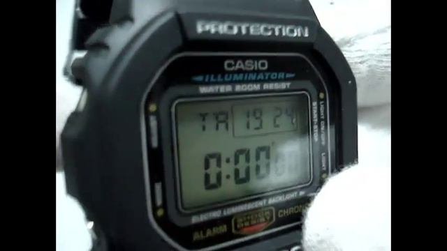 Обзор и настройка Casio Retro Watches G-Shock DW-5600E-1VER