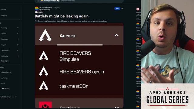 Verhulst TSM New CEO?! Reps Hurt...FIRE BEAVERS Bought OUT?! ALGS News смотреть онлайн