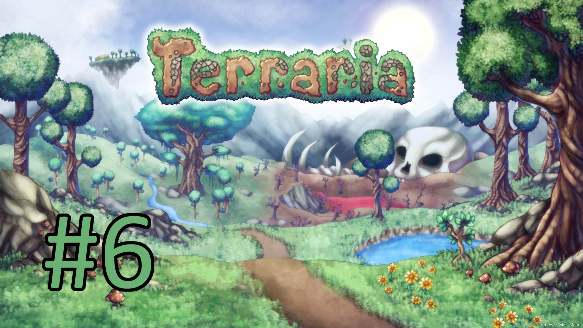 Играем в Terraria - #6. Изображая Иисуса