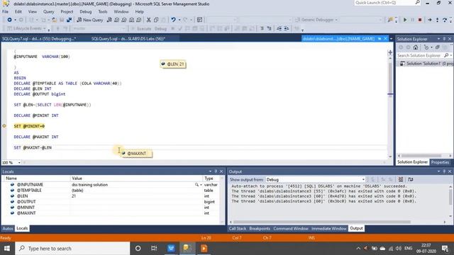 You Know How To Debug SQL Code With Running Values ?? Debug Functionality In SSMS Explained In Tami смотреть онлайн