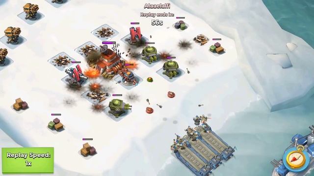 HOW TO ATTACK ROCKET RAIN LEVEL 54 | BOOM BEACH смотреть онлайн
