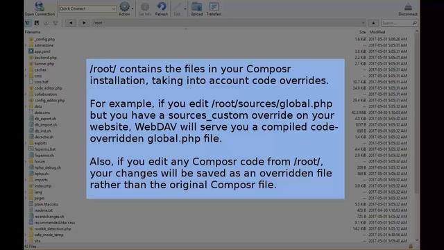 A website filesystem: WebDAV смотреть онлайн