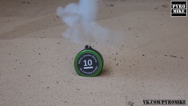 Белая Дымовая шашка 10гр/White Smoke Bomb 10gr смотреть онлайн