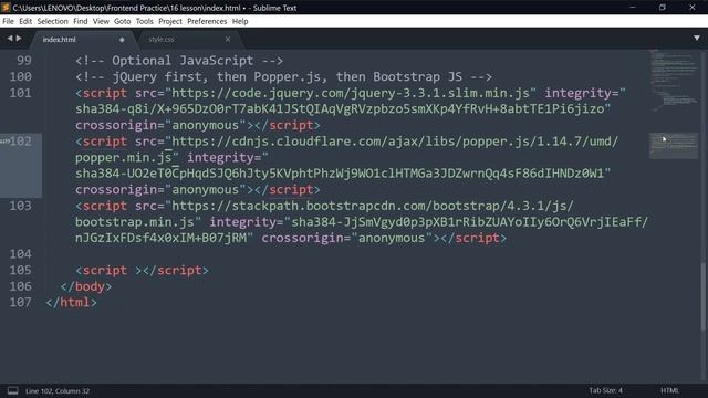Урок #16 | HTML CSS | Верстка макета с помощью Bootstrap | Подключение слайдера Swiper | Google Map смотреть онлайн