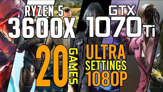 Ryzen 5 3600x + GTX 1070Ti In 20 Games Ultra 1080p Benchmarks!