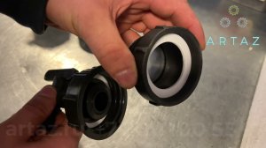 Переходник для еврокуба 62 с запорным краном