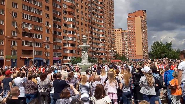 Запуск фонтана в г.Дзержинский смотреть онлайн