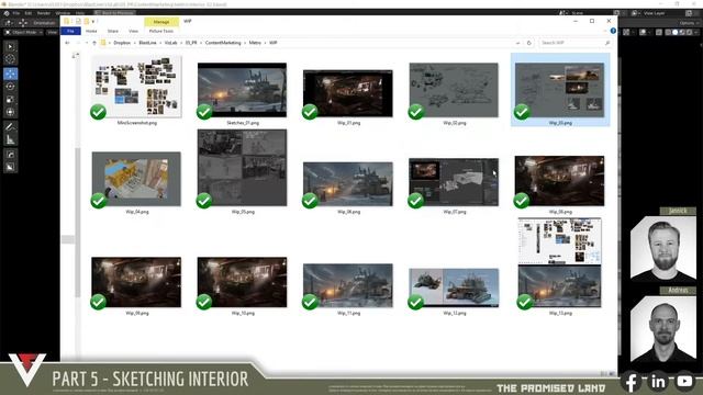The Promised Land - Part 5 - Sketches and thumbnails of the Interior смотреть онлайн