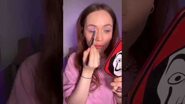 Фиолетово желтый макияж ?? смотреть онлайн