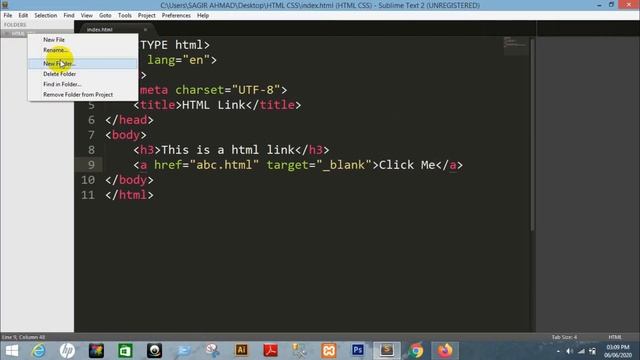 HTML Link Tag | How to Link a Page in HTML смотреть онлайн