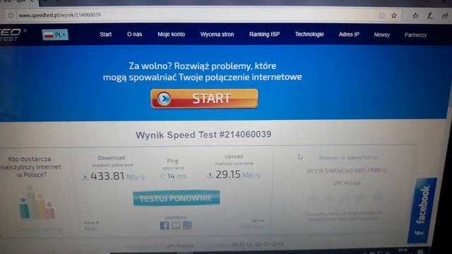 Orange 1Gb/s vs UPC 500Mb/s смотреть онлайн
