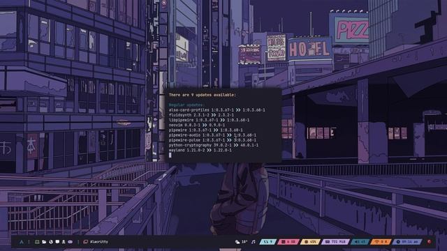 Bspwm rice - Arch Linux - Polybar - Eww смотреть онлайн