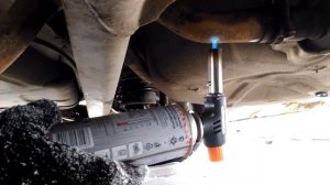 Замерз конденсат в глушителе