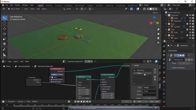 Blender 3 0 Geometry Nodes Building height Variation Step by step смотреть онлайн