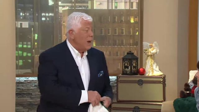 Dennis Basso Micro Mink King Christmas Coverlet With Amy Stran