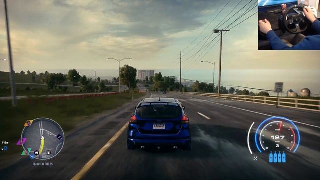NFS Heat Ford Focus RS 16 0-300 km/h смотреть онлайн