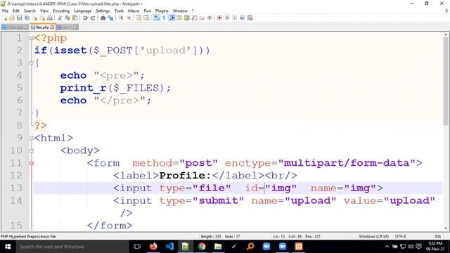PHP||FORM-VALIDATION||FORM-UPLOAD смотреть онлайн