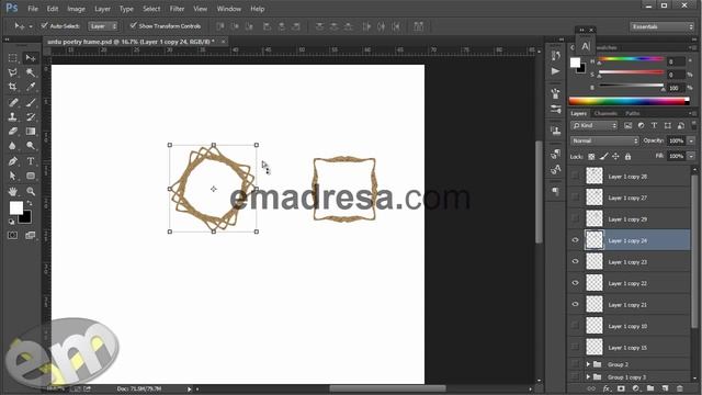 Photoshop Quick Tip Make Copy and Rotate object on new Layer with Keyboard in Photoshop CC смотреть онлайн