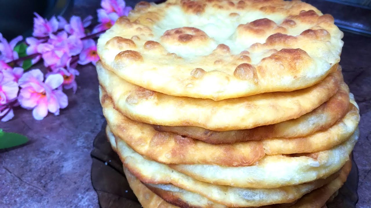 Лепешки на кефире. Готовлю их на сковороде. Самые простые и вкусные лепешки на кефире смотреть онлайн