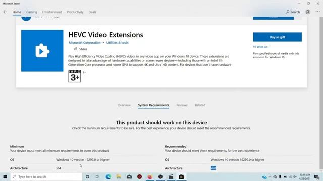 How to get and install HEVC video extension on windows 10 to play this video you need a new codec смотреть онлайн