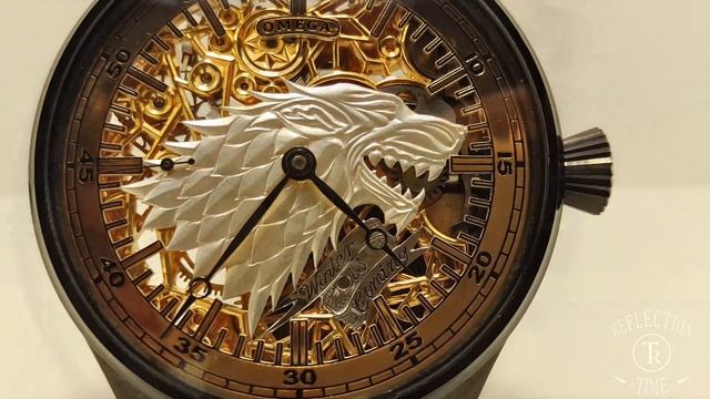 Часы скелетон, Omega, модель "Игра престолов" ( Winter is Coming) смотреть онлайн