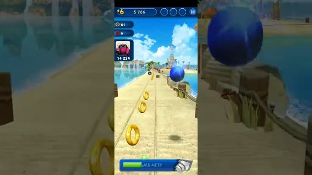 Игра"Sonic Dash" смотреть онлайн