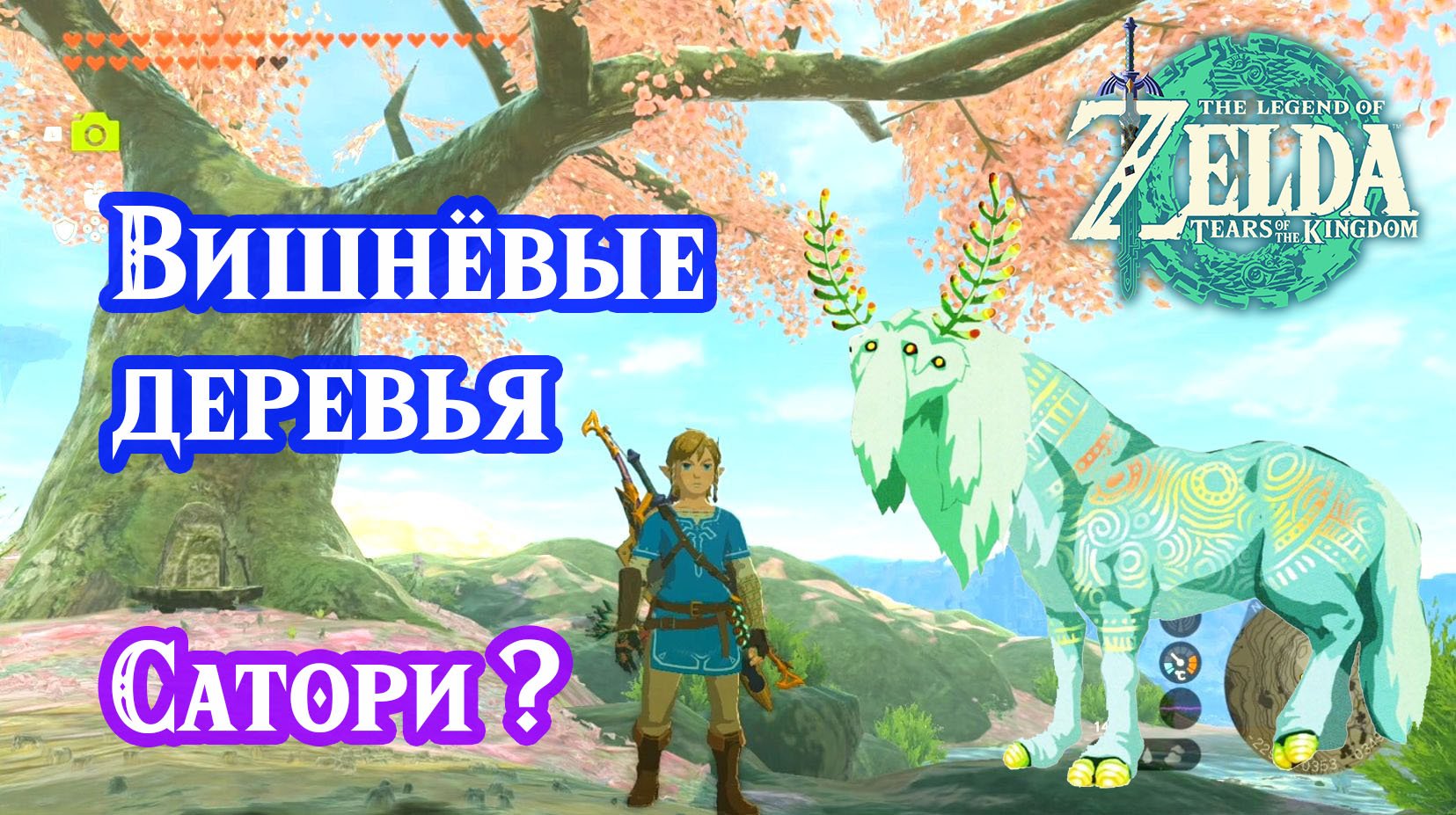 Вишнёвое дерево. Сатори. The Legend of Zelda Tears of the Kingdom. Cherry Tree. Nintendo Switch смотреть онлайн