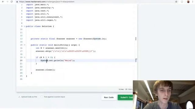 HackerRank Java Java If-Else Solution Explained смотреть онлайн