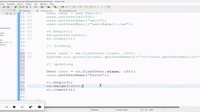 2) 21 03 2023 Entity Manager Types i e merge, update,etc смотреть онлайн