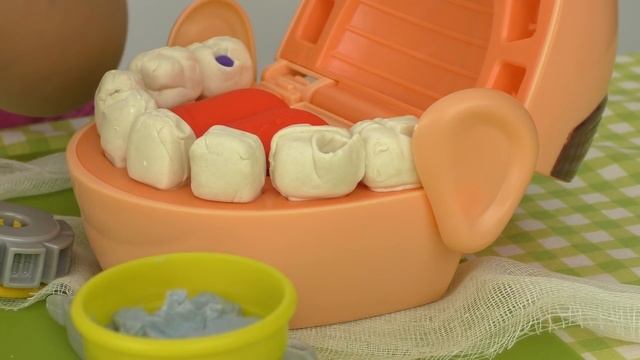 Мистер зубастик заболел Пластилин плей до видео для детей #PlayDoh Dr. Drill and Fill смотреть онлайн