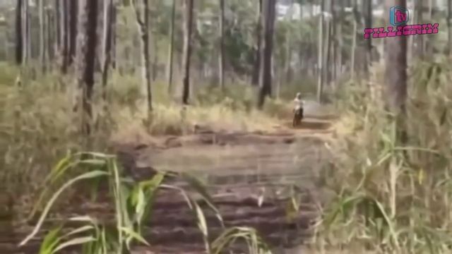 Прикольный полет с мотоцикла прикольное видео смотреть онлайн