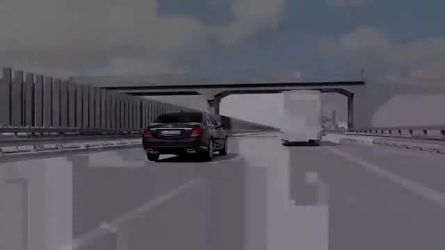 Mercedes S Class 2018 - Active Brake Assist | Car World Channel смотреть онлайн