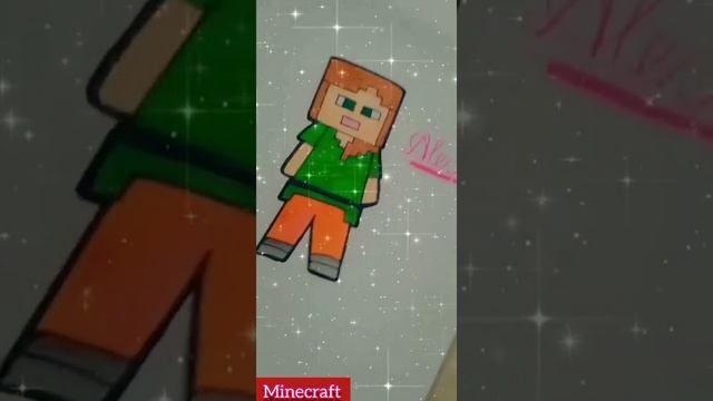 Alex | Minecraft | How to Draw Alex from minecraft | Painting Mozart Aastha смотреть онлайн