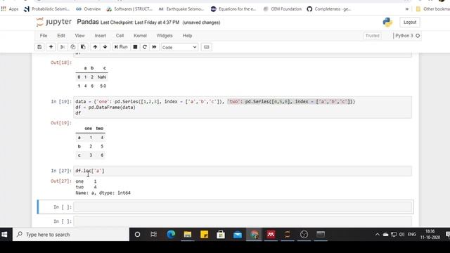Introduction to Pandas using Jupyter Notebook смотреть онлайн