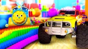 Мультики про машинки и паровозики на русском языке - Учимся фантазировать..mp4