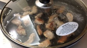 Pork with broccoli and mushrooms. Свинина с брокколи и грибами.
