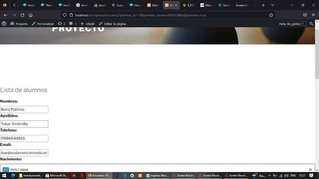 Metodo post PHP Wordpress Formulario Contact Form 7 (Local) смотреть онлайн