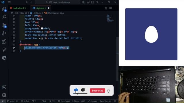 【 100 Days CSS Challenge 】ASMR Programming - Day 50 смотреть онлайн