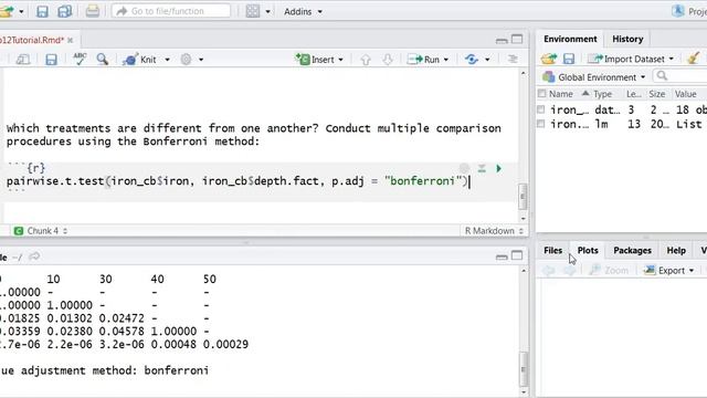 Multiple comparison procedures in R смотреть онлайн