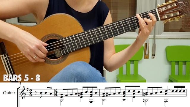 LA VIE EN ROSE Fingerstyle Guitar Tutorial (standard tuning, no capo) with tabs смотреть онлайн