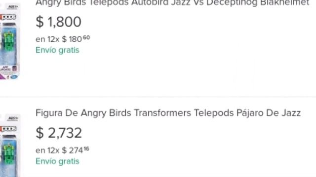 Angry Birds Transformers, Productos Pudieron Ser Mejor