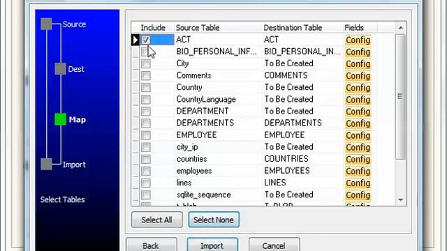 Batch import data from SQLite tables to Oracle смотреть онлайн