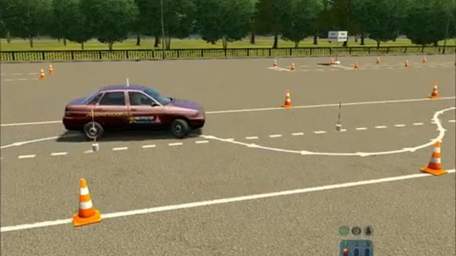 Отработка упражнения 5.2 на автотренажере смотреть онлайн