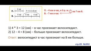 ГДЗ 4 класс Страница.85 №392 Математика Учебник 1 часть (Моро